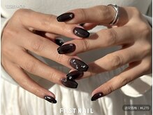 ファストネイル 高崎駅前店(FAST NAIL)/大人Black×スキニーフレンチ