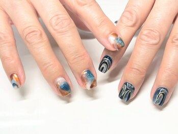 パラジェル登録サロン　NOALU &nbsp;nail salon　八尾/持ち込みアート