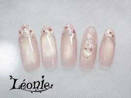 マグネット×押し花フレンチ