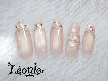 マグネット×押し花フレンチ