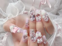 シンデレラネイル(CINDERELLA NAIL)/【スカルプ長さだしネイル】