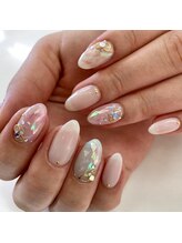 ネイルサロン キュア(Cure)/シェル＆オーロラネイル