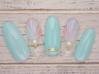 ワンネイル(ONE NAIL)/#マーメイド#人魚の鱗