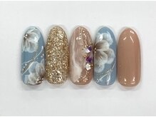 ディーネイル 四条烏丸(D-nail)/23番　2021春デザインコンテスト