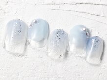 ネイルメゾン 池袋店(NAIL MAISON)/水滴パールサマー¥8050