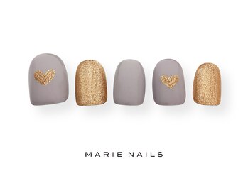 マリー ネイルズ いわきラトブ店(MARIE NAILS)/定額5500円税込 ゴールド 0323a