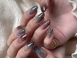 奥行きニュアンスネイル