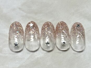 ピンクラメグラにお星様☆