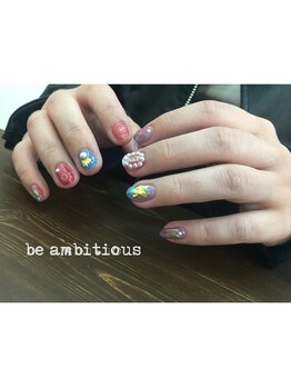ネイルサロンアンドスクール ビーアンビシャス(be ambitious)/アートネイル