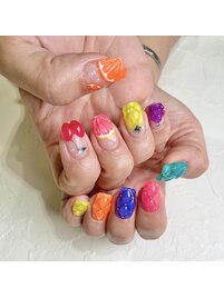 ぷっくりフルーツアート