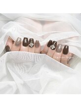 アン ジョーヌドラゴ/【自爪ネイル】ブラウンネイル