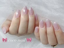 ココネイル 吉祥寺(coco.nail)/パープル　ラメグラ