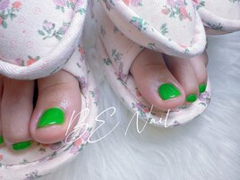 FOOTグリーンのワンカラー