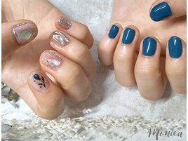 シルバーアシメネイル