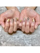 イロ(iro)/レオパード♪インクアート♪