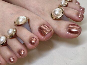 アンネ 表参道(ANNE)/【Foot】ミラーワンカラー