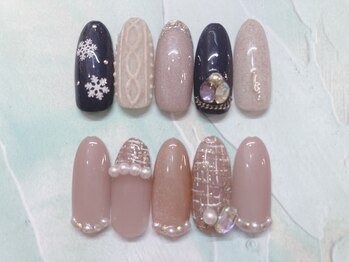 ティーエヌ 本厚木店/冬ネイル☆7000円【7700円税込】