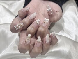 クリスマスネイル＊パーツ持込