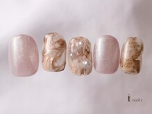 アイネイルズ 吉祥寺店(I nails)/パールピンク鉱物マグネット