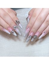 ウナネイルサロン 渋谷店(Una nail salon)/チップ持ち込みデザイン10本