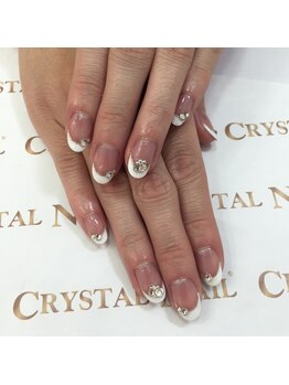 クリスタルネイル 木の葉モール橋本店(CRYSTAL NAIL)/フレンチネイル