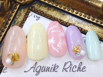 アグニークリッシェ(Agunik Riche)/【ヤシの木ネイル】