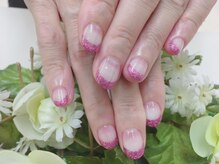 プルミエ ネイル(Premier Nail)/ピンクラメフレンチ