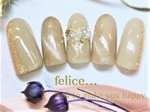 ネイルサロン フェリーチェ(felice)/【定額ネイル】￥7750