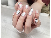 リーネイル 天神(Re.nail)/ダルメシアン柄