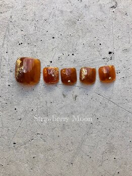 サロンストロベリームーン(Salon Strawberry Moon)/ニュアンスネイル