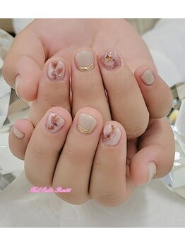 ローズ56(Rose56)/マーブルネイル