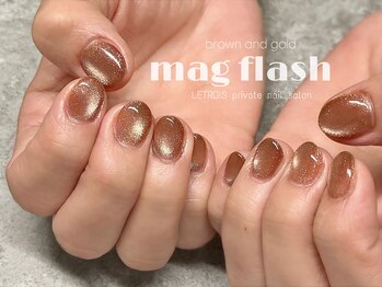 ルトロワ(LETROIS)/フラッシュ×マグネットネイル