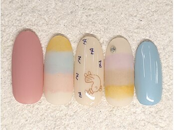 リノ ネイル(Rino nail)/11月新作おやすみアヒル 711m2