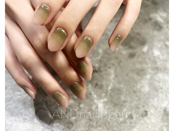 アンドネイル ビューティー(AND nail,beauty)/冬ネイル/ダブルグラデーション
