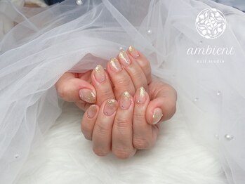 ネイルスタジオ アンビエント 表町店(Nail Studio ambient)の写真/【ワンカラー/ラメグラデーション￥4900～】忙しくても指先はきちんと。