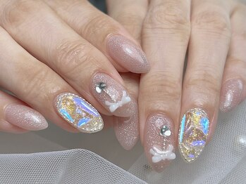 リブネイル(Lib Nail)の写真/【リーズナブル×高技術×時短】初回オフ無料☆選べる定額メニューが大人気◎季節に合わせてデザインもUP♪