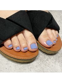 アジサイカラーフットネイル