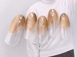 塗りかけネイル　¥6980