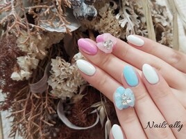 リボン×ストーン×しずく×冬