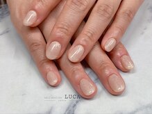 ネイルアトリエルカ(nail atelier LUCA)/M-389 深爪改善！シンプルネイル