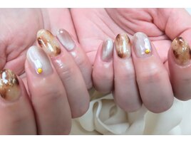 秋のニュアンスネイル♪