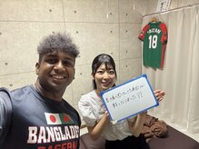 美容ストレッチ王子/20代女性のお客様♪