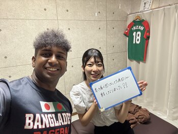 美容ストレッチ王子/20代女性のお客様♪