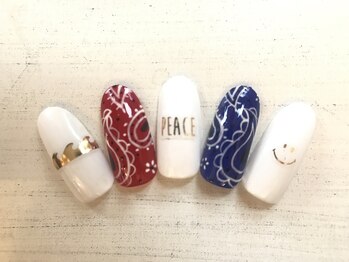 キャルショウナン バイ サンダンス(CALSHONAN by SUNDANCE)/ペイズリーネイル☆