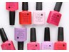 《自爪に優しい》マニキュアジェル【オフなし】＋opi  foot spa　￥7,000