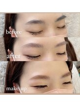 リッシュ(riche)/アイブロウwax/間引き/眉カラー