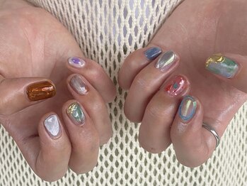 アトリエ フェム(atelier.fem)/大人かわいいニュアンスネイル♪