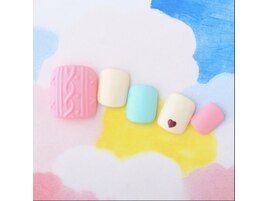 ニット柄アート