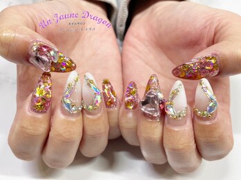 アン ジョーヌドラゴ/【自爪ネイル】キラキラネイル