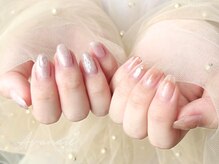 アバネイル 名駅店(AVA NAIL)/うるうるニュアンス夏ネイル